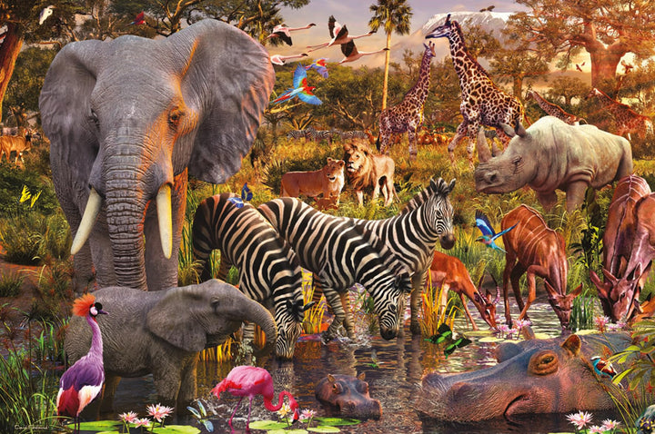 Ravensburger 17037 - Afrikanische Tierwelt - 3000 Teile Puzzle
