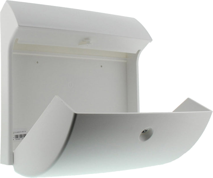 Burg-Wächter Briefkasten ohne Zeitungsfach ohne Namensschild, Hochwertiger Kunststoff, Einwurf-Forma