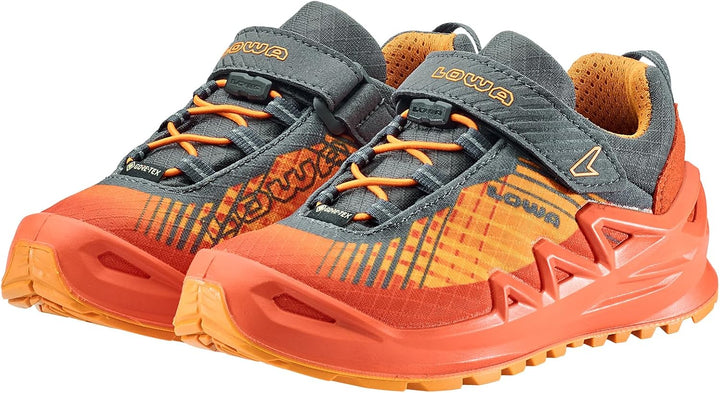 LOWA Halbschuh MERGER GTX JUNIOR VCR LO [2024] 28 EU Flame Mango, 28 EU Flame Mango