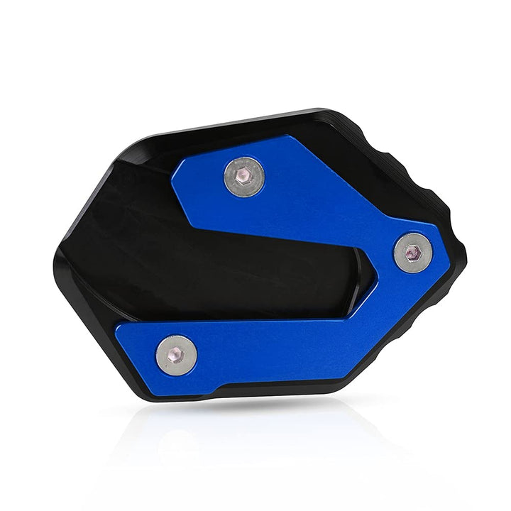 Side Stand Enlarge, Kickstand Extension Pad Side Stand Enlarger für MT-09 2013-2021 (Blau), Blau