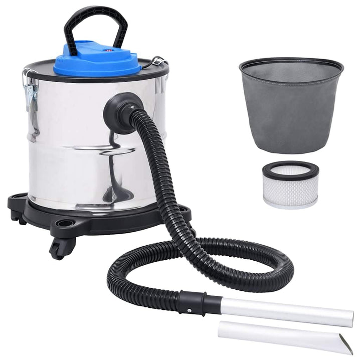 vidaXL Aschesauger mit HEPA-Filter Aluminium-Rohr Kaminsauger Heisssauger Grill Sauger Ofensauger Fe