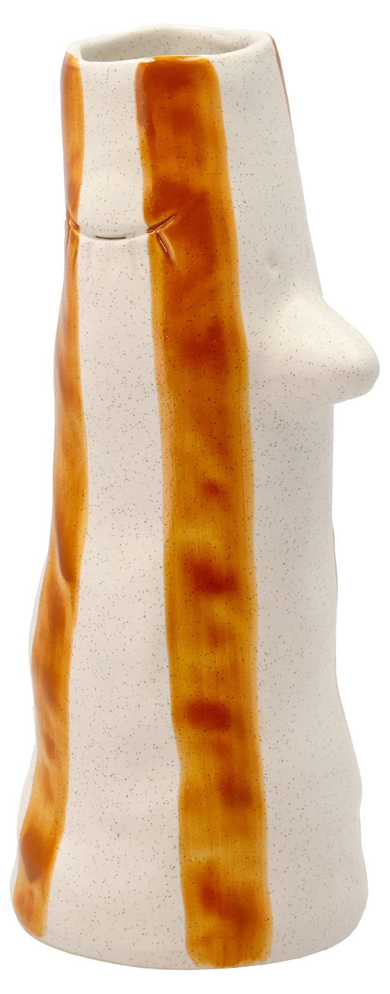Villa Collection Styles Vase mit Schnabel und Wimpern 11,5 x 10 x 26 cm S Amber S Braun, S Braun