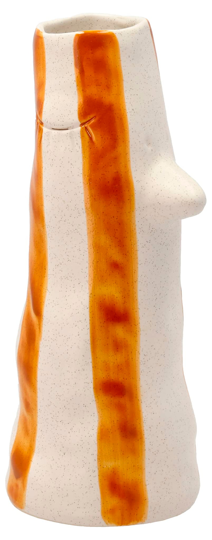 Villa Collection Styles Vase mit Schnabel und Wimpern 11,5 x 10 x 26 cm S Amber S Braun, S Braun