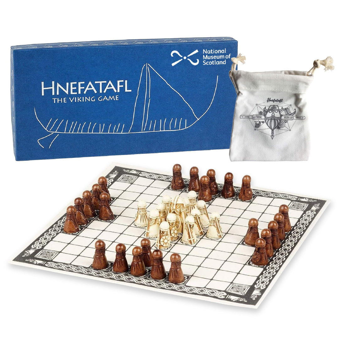 NMS Hnefatafl - das Wikingerspiel - Enthält EIN einzigartiges Baumwollbeutel/Taschendesign zum Spiel