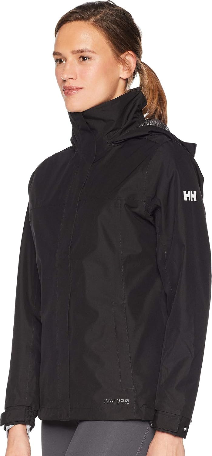 Helly Hansen Damen Aden Regenjacke, Schwarz