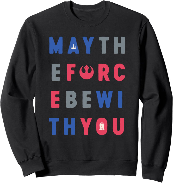 Star Wars May The Force Be With You Americana Sweatshirt