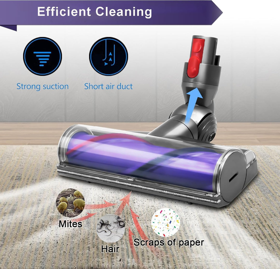 Ersatzbürstenkopf für Dyson V12 Detect Slim und V10 Digital Slim, mit austauschbarem Direktantriebsr