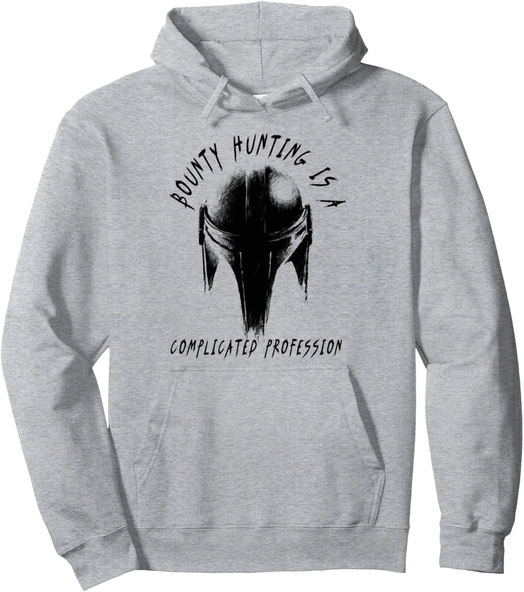 Star Wars The Mandalorian Complicated Profession Logo Pullover Hoodie