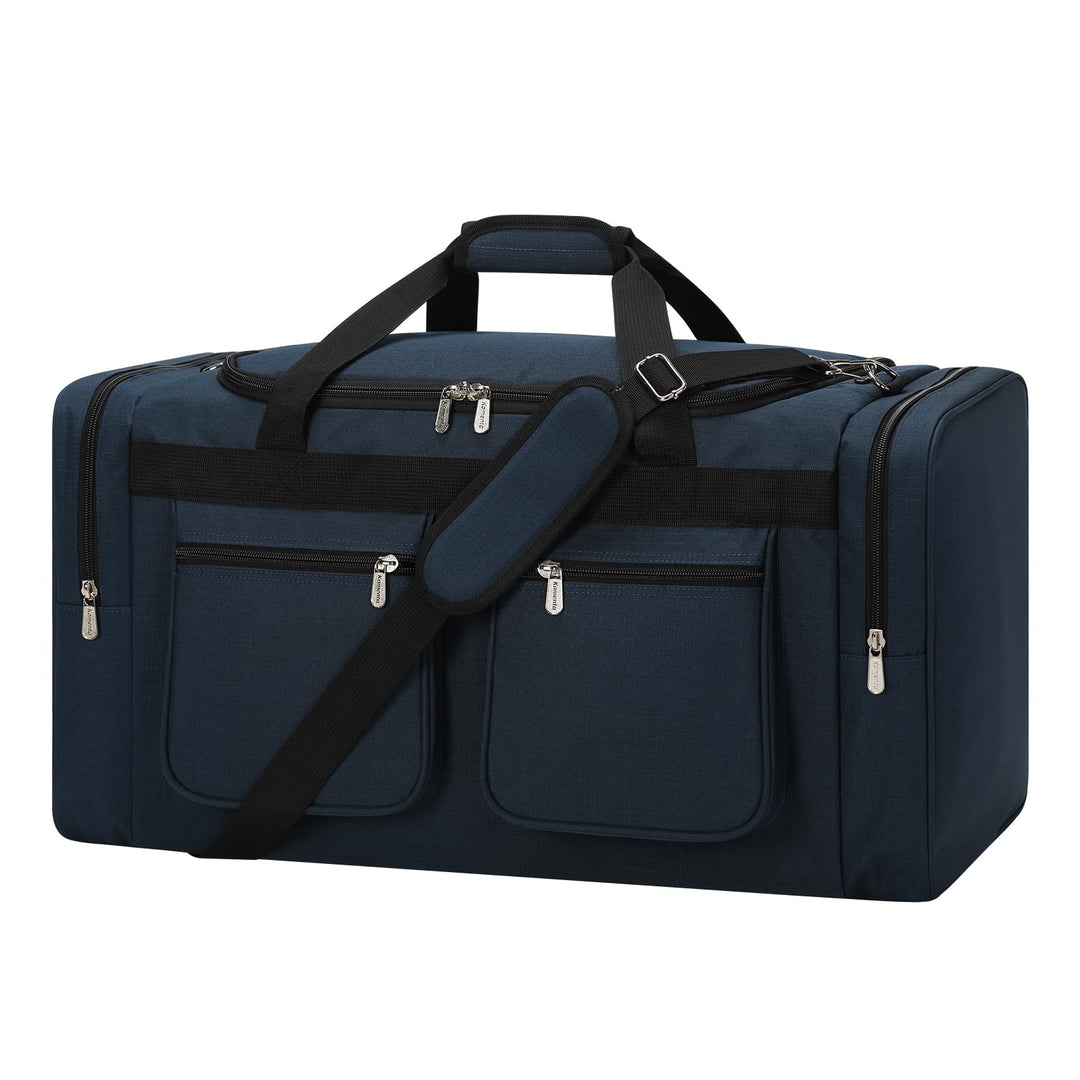 ZZY 55L Sporttasche Gross Herren – wasserdichte Weekender Tasche mit 2 Seitentaschen für Fitness, Gy