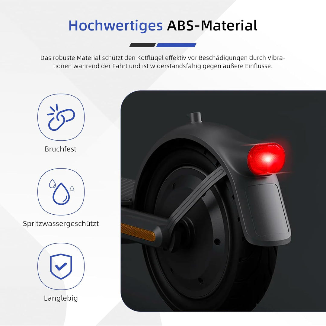 ulip Hinterer Kotflügel Electric Scooter Xiaomi Elite Hinterer Kotflügel Ersatz Kompatibel für Xiaom