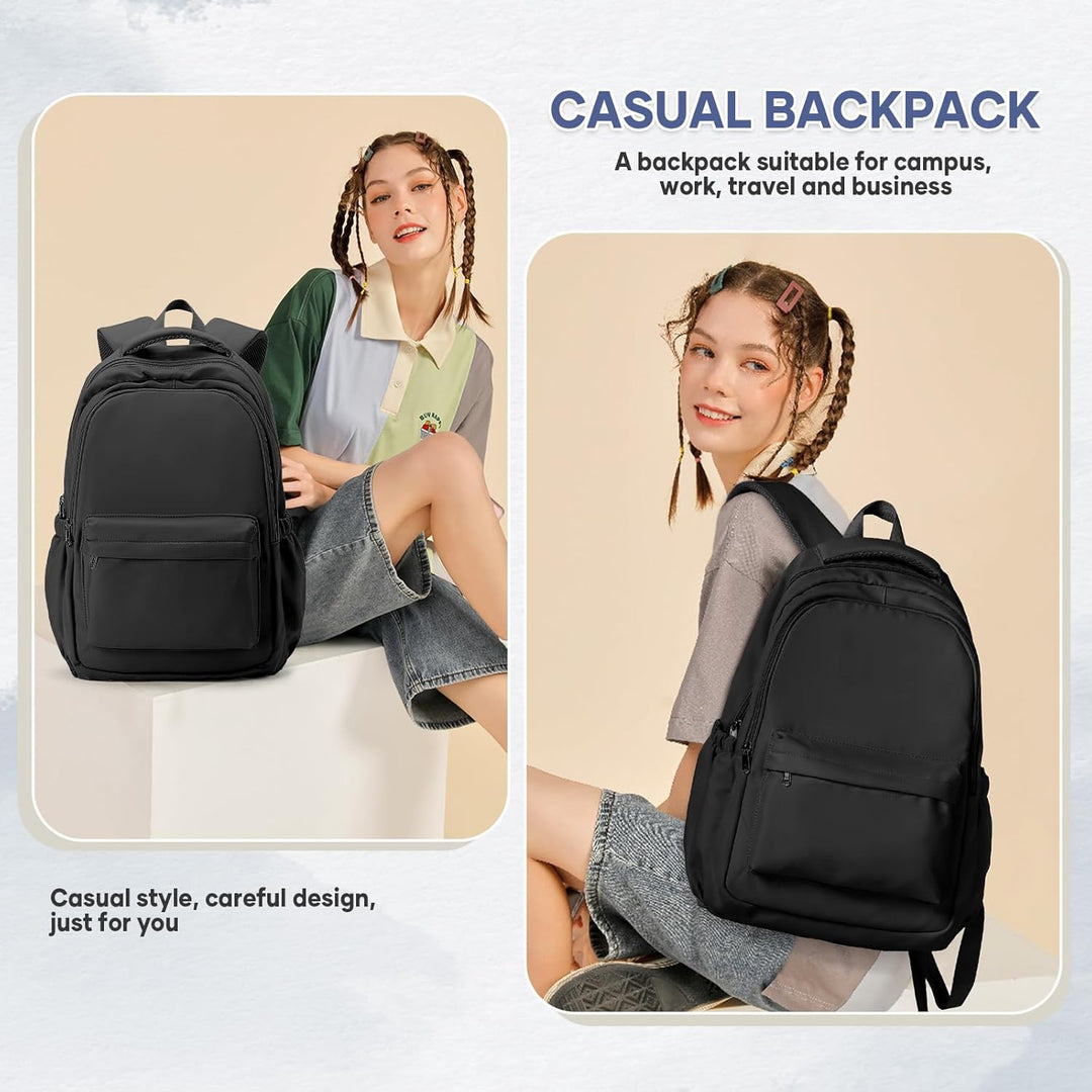 WEPLAN Schultasche Schulrucksack für Mädchen, leichte Schultaschen für Mädchen im Teenageralter, was