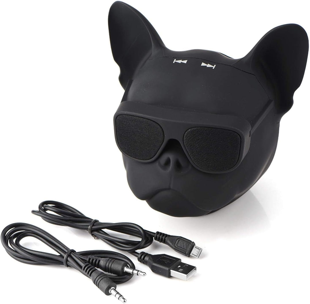 Goshyda -Bluetooth-Lautsprecher, hochwertiger tragbarer hundeförmiger Stereo-Sound-Musikplayer Musik