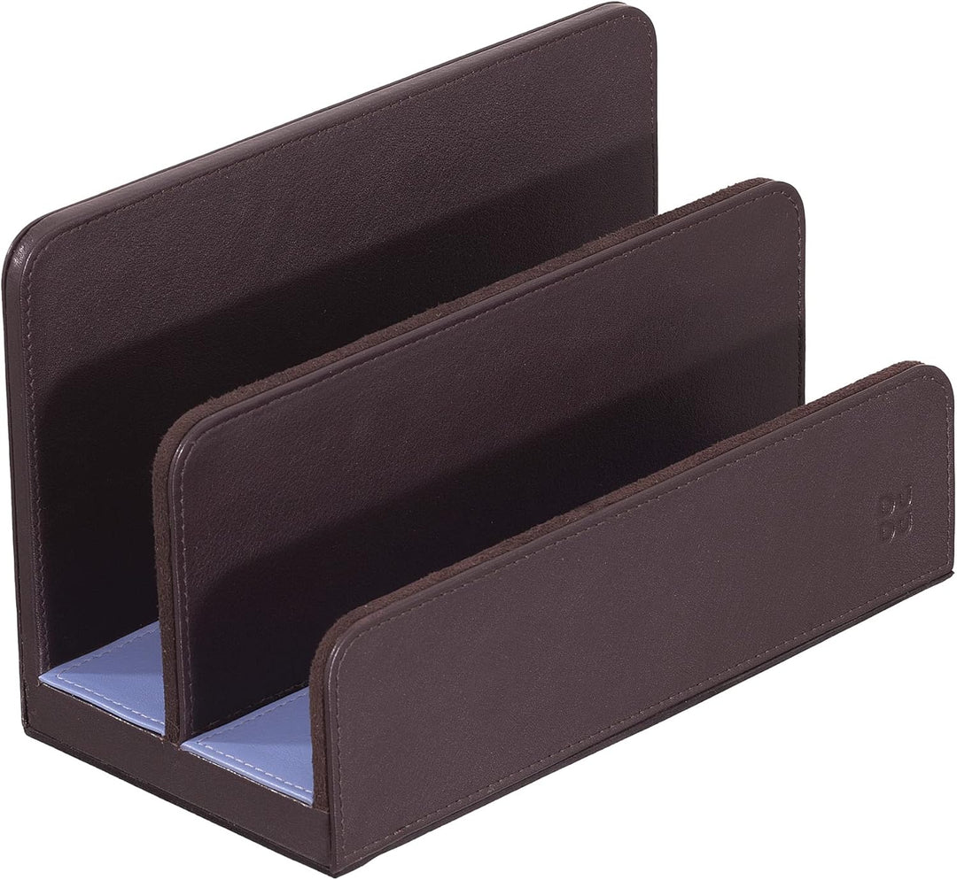 DUDU Schreibtisch-Set aus Leder für das Büro 4-teilig mit Taschenleerer Stifthalter Briefhalter Zett