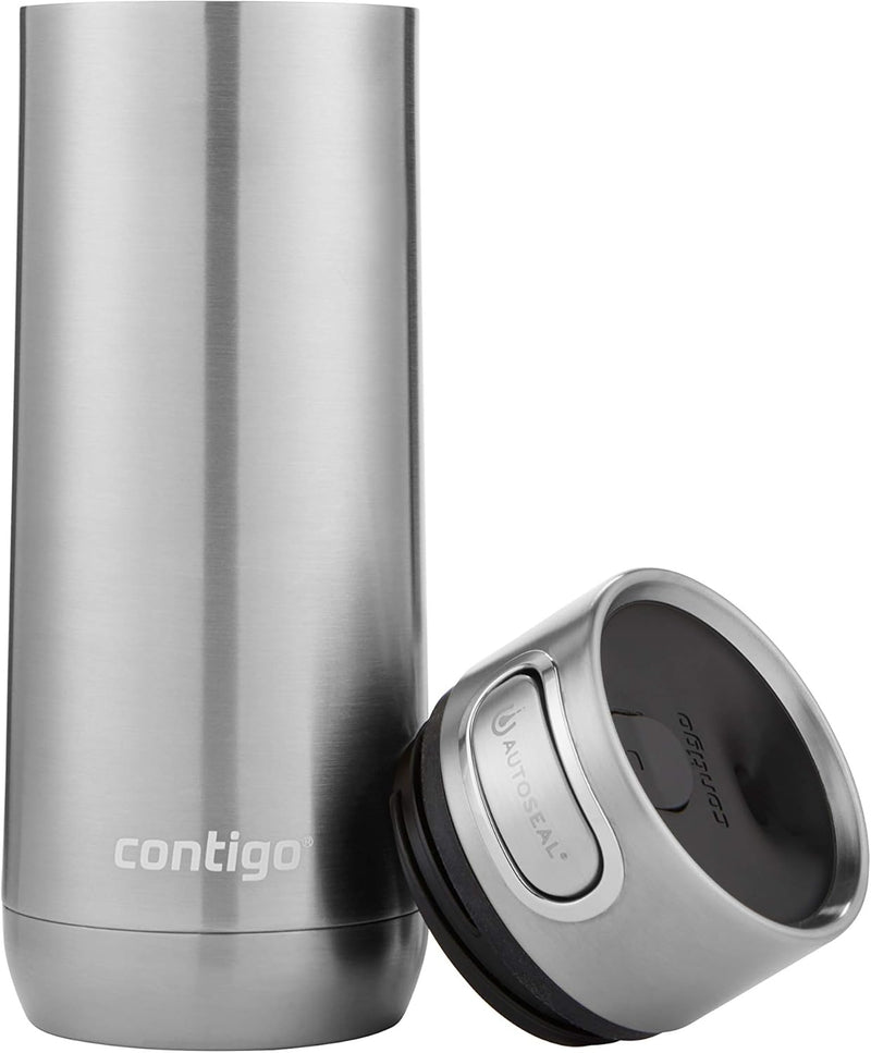 Contigo Luxe Autoseal Thermobecher, Edelstahl-Reisebecher, Isolierflasche, auslaufsicher, Kaffebeche