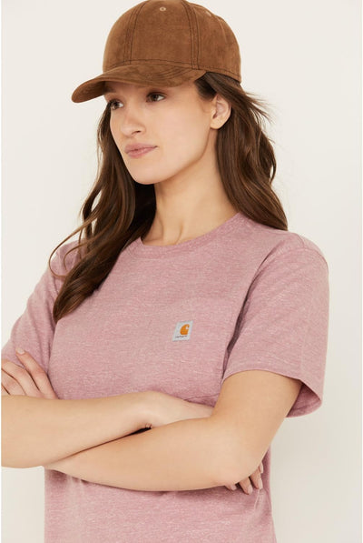 Carhartt Damen Arbeits-T-Shirt L Foxglove Snow Heather, L Foxglove Snow Heather