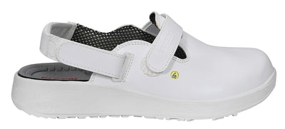 ELTEN Clog Michel White ESD OB, Herren, Textil, leicht, klassisch, Weiss, Grösse: 46 46 EU, 46 EU