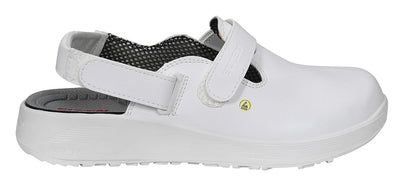 Berufsschuhe ELTEN MICHEL WHITE ESD OB, Herren, Clogs, leicht, weiss, ohne Kappe - Grösse 40 40 EU,