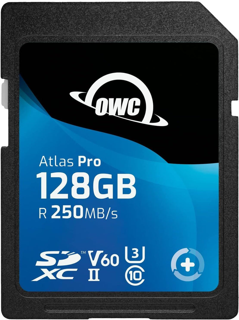 OWC Atlas Pro SDXC-UHS-II V60 Medienkarte, 128 GB, 128 GB