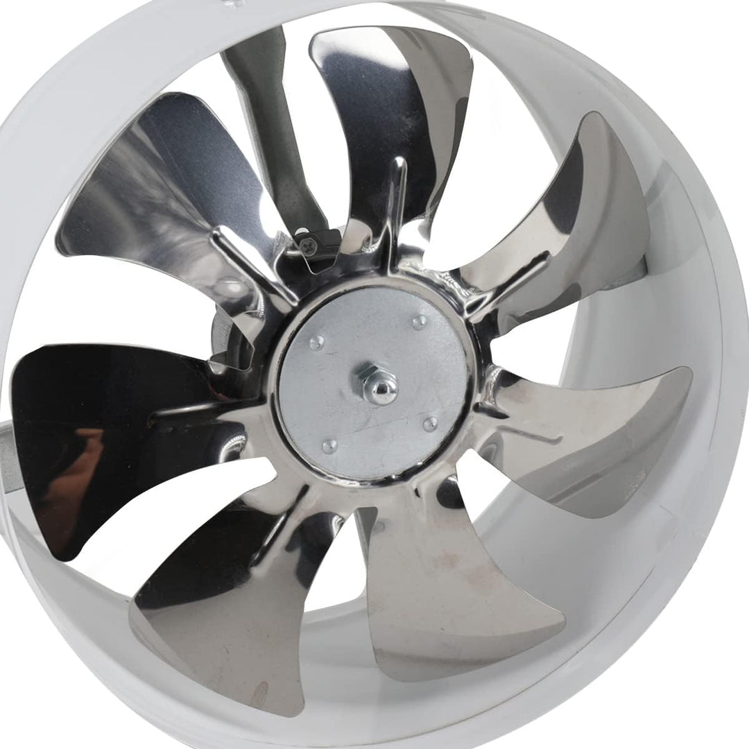 ECUTEE Rohrventilator 12" 300mm Abluftventilator Axiallüfter, Zuluft Abluft Lüfter Axialventilator I