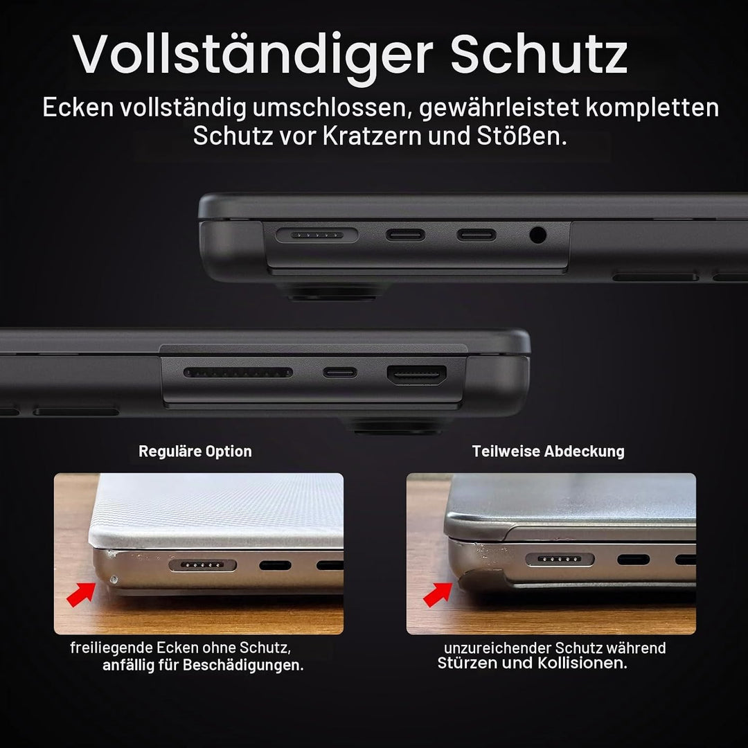 soonjet Kompatibel mit MacBook Pro 16 Zoll Hülle 2024–2021 M4- M1 Pro/Max [100% übereinstimmende Ori