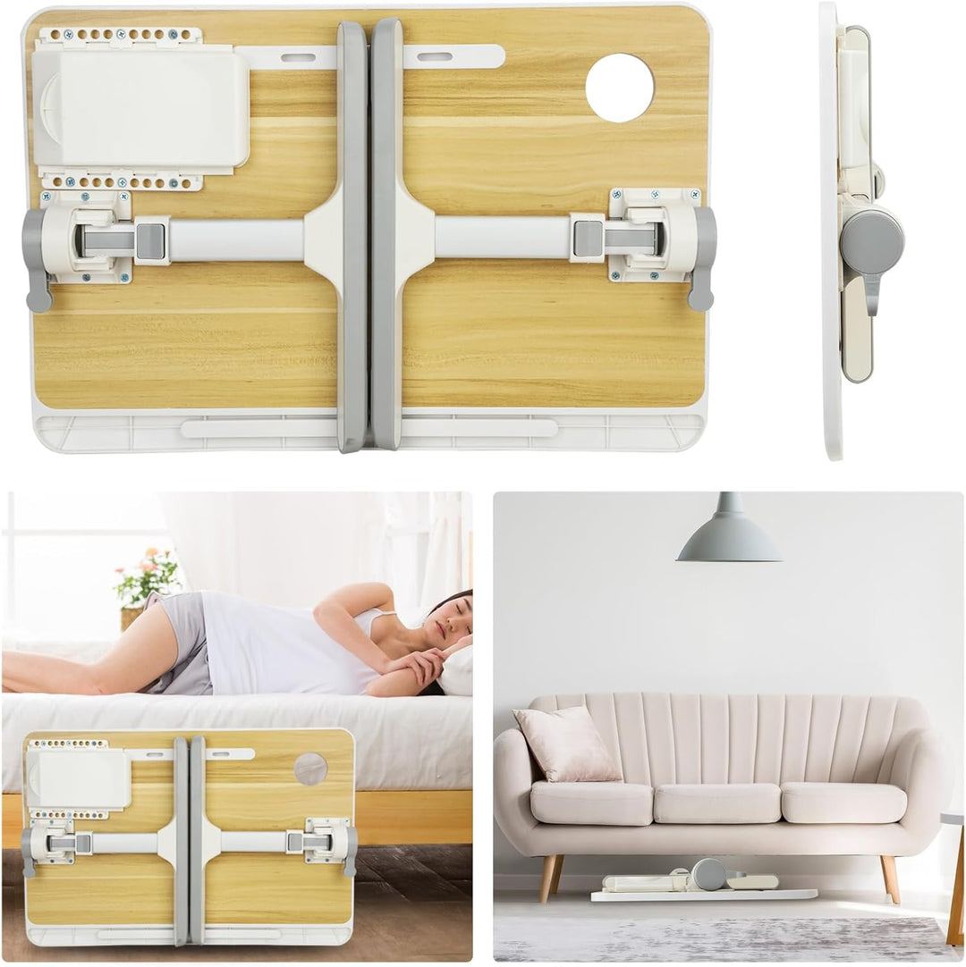 Laptop Bett Tablett Tisch, tragbarer Mini Lap Desk für Beine, höhenverstellbarer Laptop Bettständer,