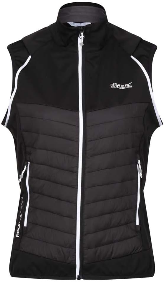 Regatta Steren Hybrid-Jacke für Damen 38 Schwarz, 38 Schwarz