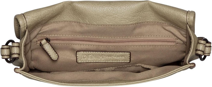 Denim TOM TAILOR Damen Evi Umhängetasche ohne Reissverschluss 26,5 x 7,5 x 18,5 (LxBxH) Sage, 26,5 x