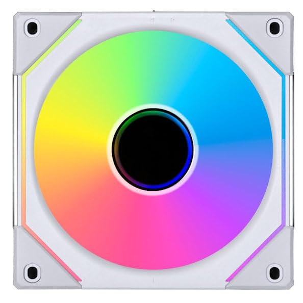 Lian Li UNI FAN SL-INF Reverse Blade ARGB 3er-Pack 120 mm Lüfter – Weiss – Infinity Mirror RGB – Mit