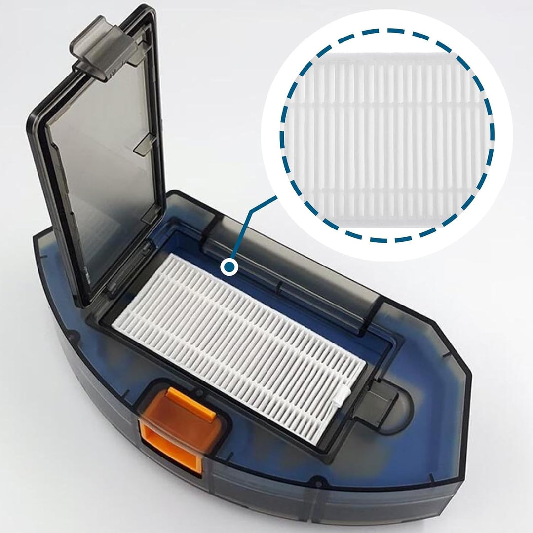 EMSea Staubsaugerfilter für Roboter, kompatibel mit Lubluelu SG60/SL61/SL60D Modellen, Kehrroboter-K