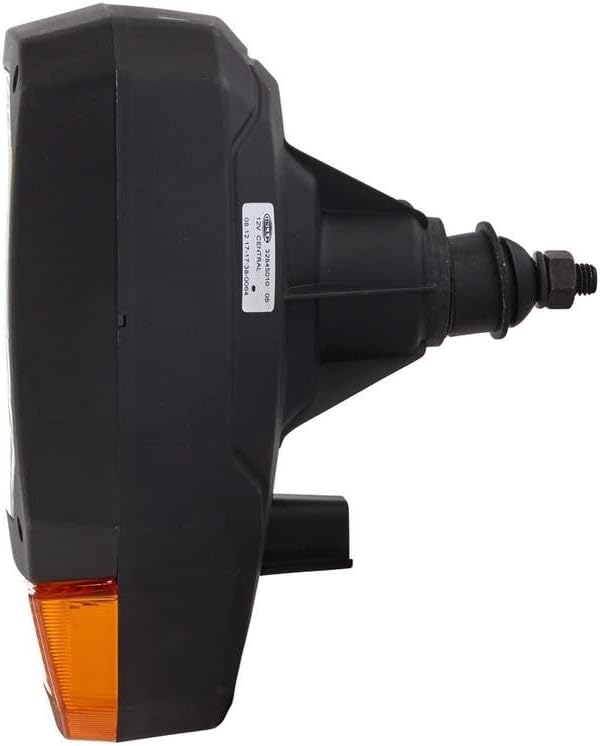 HELLA - Halogen-Hauptscheinwerfer - 12V - Einbau - Lichtscheibenfarbe: gelb - Stecker: DEUTSCH Steck