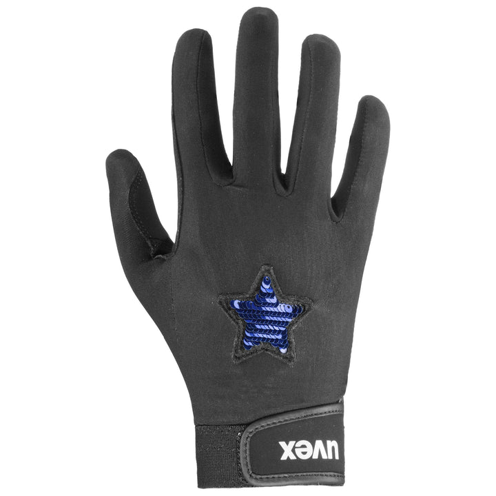 Uvex Kinder Glamstar Reithandschuhe 5 black-blue, 5 black-blue