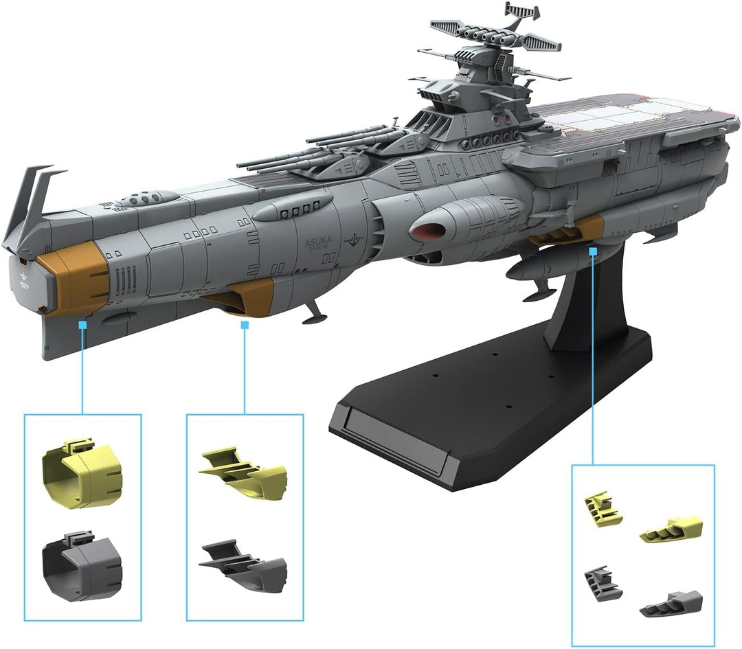 BANDAI HOBBY Space Battleship Yamato - 1/1000 EFCF Asuka Class Fast Combat Support Tender/Amphibious