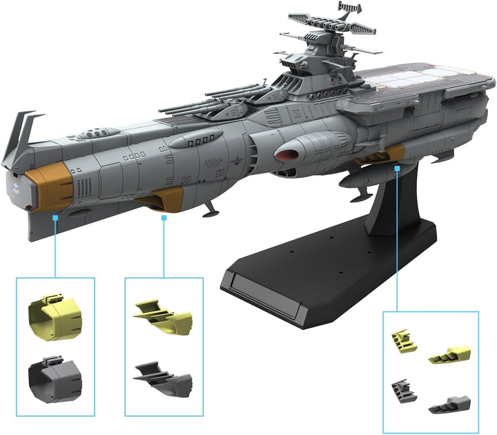 BANDAI HOBBY Space Battleship Yamato - 1/1000 EFCF Asuka Class Fast Combat Support Tender/Amphibious