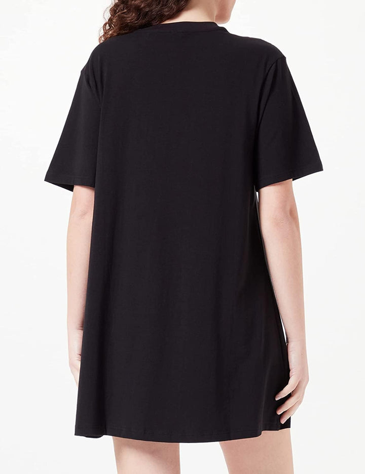 KARL LAGERFELD Damen Ikonik 2.0 Pyjama Kleid XS Schwarz, XS Schwarz
