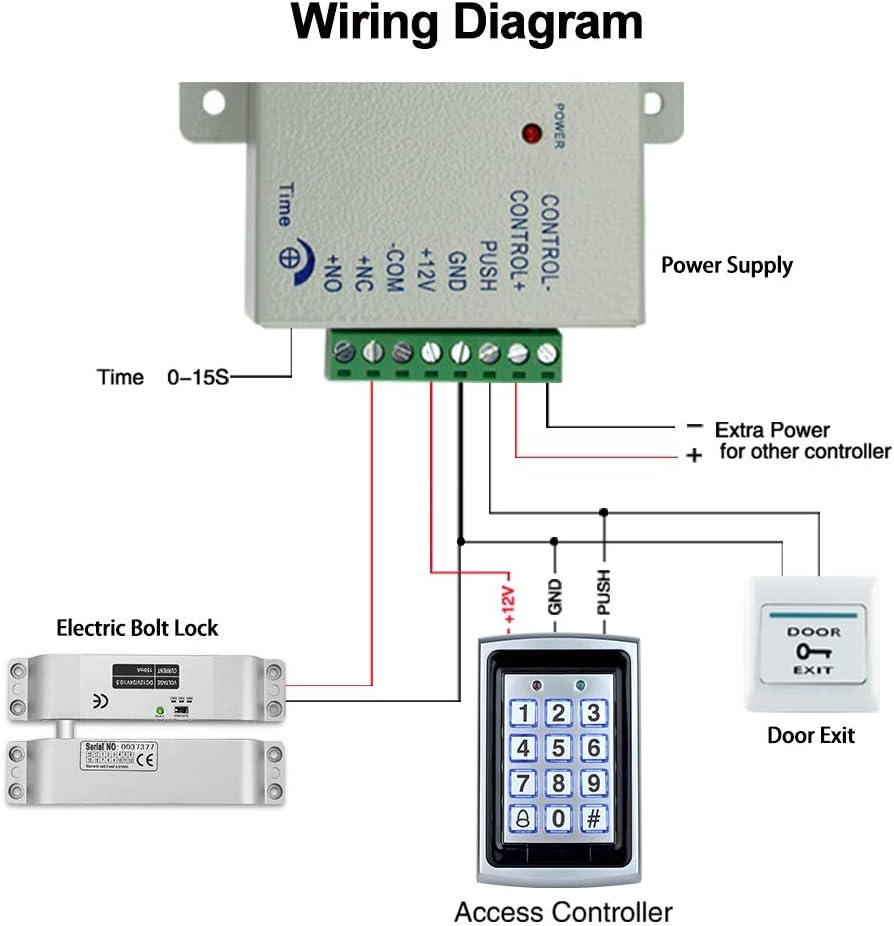 LIBO Voll Zugriffs Kontroll System Metall RFID Zugriffs Kontroll Tastatur 1000 Benutzer DC12V Elektr