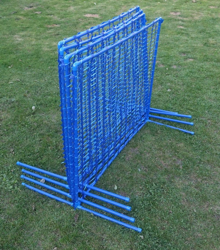 4X Hoopers Zaun „Blue Gate”/Gatter - NADAC Hoopers Agility Gerät – Hoopers Agility Gate