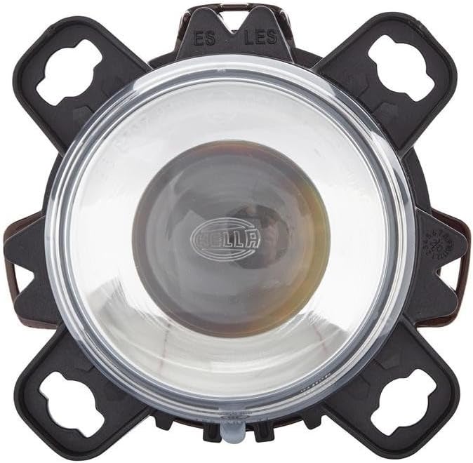 HELLA - Halogen/DE/FF-Hauptscheinwerfer - 90mm Performance - 12V - rund - Einbau - gehärtete Streusc