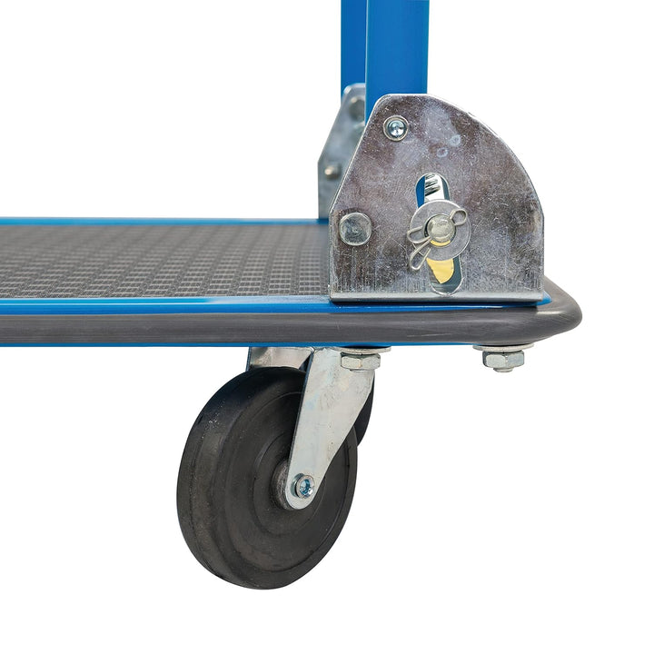 Silverline 675213 Plattformwagen mit Klappgriff 150 kg 1 Originalverpackung, 1 Originalverpackung