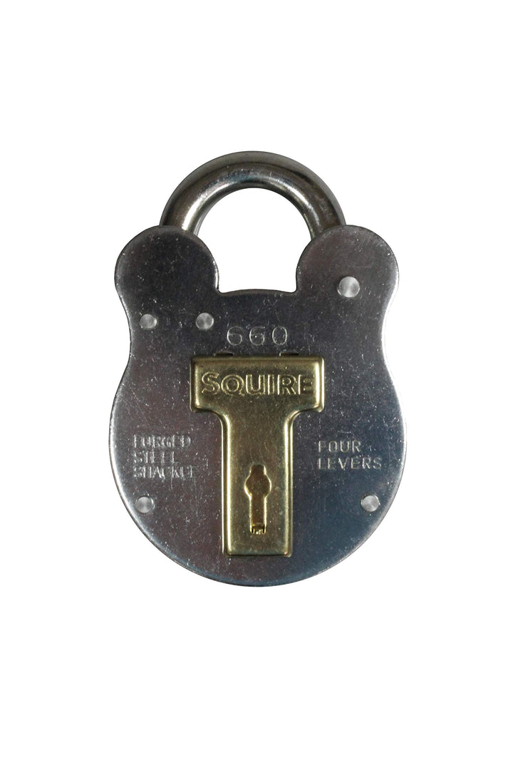 Henry Squire 660 Old English Padlock with Steel Case 64mm L Multi, L Multi