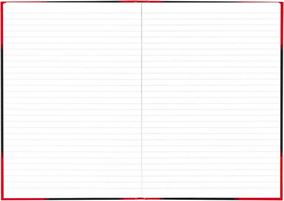 Bantex Notizbuch A4, liniert, 192 Seiten, 70 g/m², Hardcover, schwarz, 3 Stück 3 liniert, 3 liniert