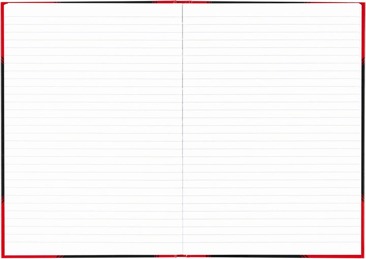 Bantex Notizbuch A4, liniert, 192 Seiten, 70 g/m², Hardcover, schwarz, 3 Stück 3 liniert, 3 liniert