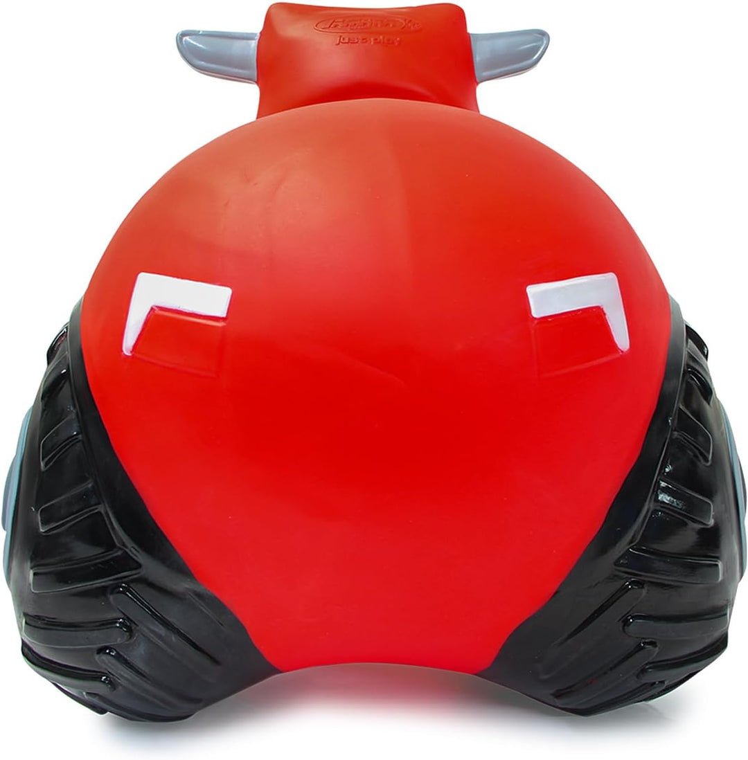 JAMARA 466000 Massey Ferguson Hüpftraktor mit Pumpe-Hüpfer, BPA frei, Pflegeleicht, offiziell lizenz