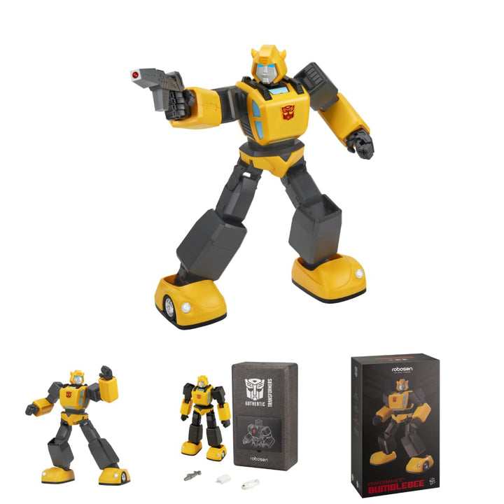 Robosen Authentic G1 Bumblebee Transformers Actionfigur: Interaktiver, sprachgesteuerter, programmie