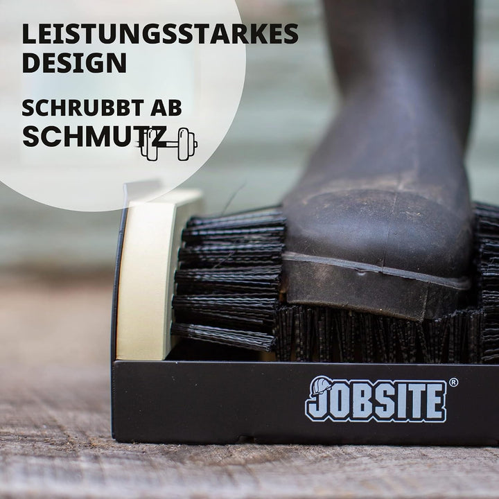 JobSite The Original Boot Scrubber - Die Original All-in-1 Allwetter Stiefel- Schuhputz- Reinigungs-