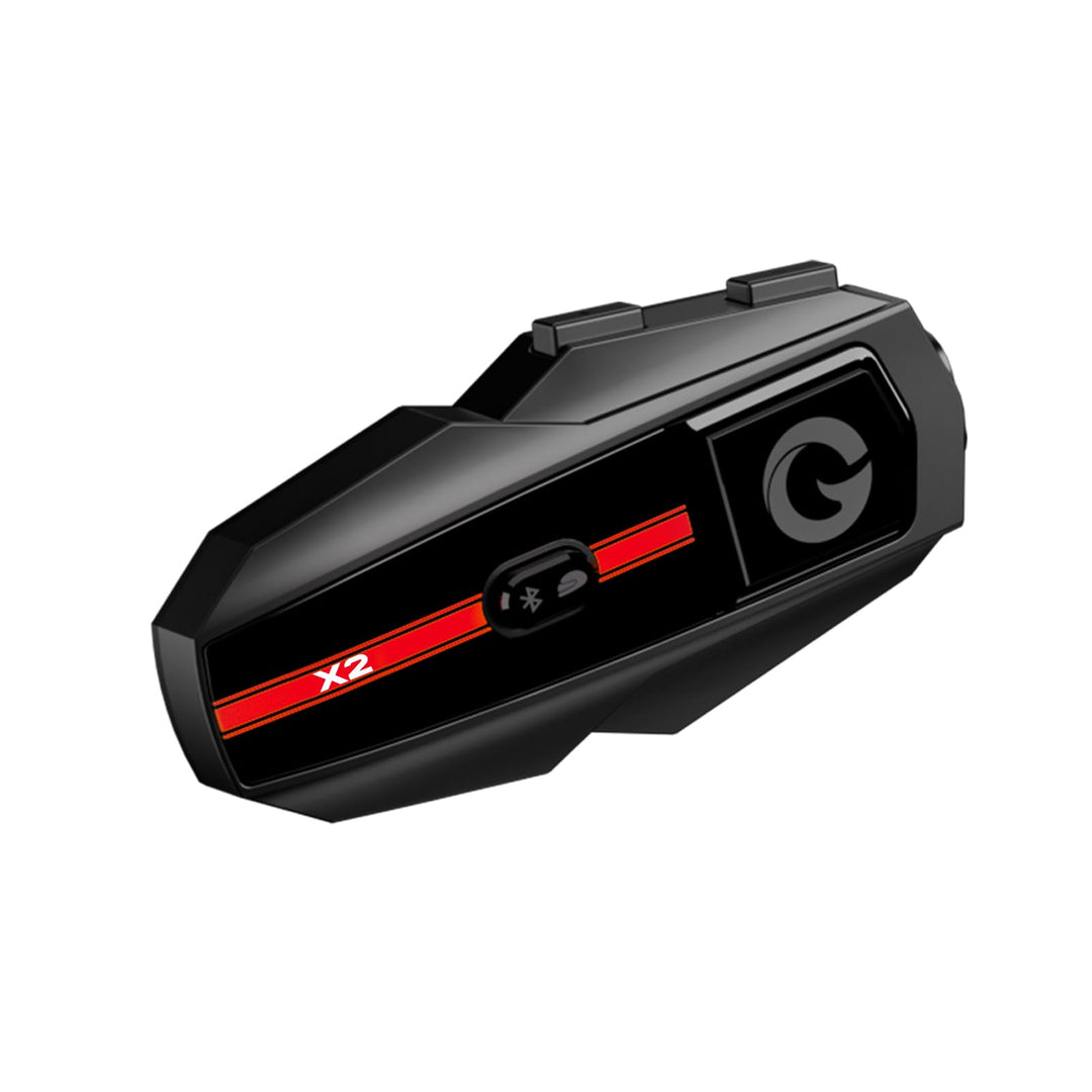 X2 Motorrad Intercom Bluetooth 5.4, 1000m Kommunikation für 2 Fahrer | Helm Headset, Dual-Chip Bluet