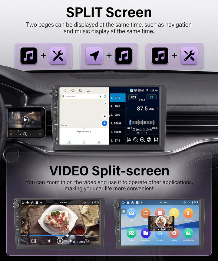 Rimoody 4G+64G Android Autoradio für Citroen Jumpy 3/Peugeot Expert/Toyota Proace 2016-2021 Wireless