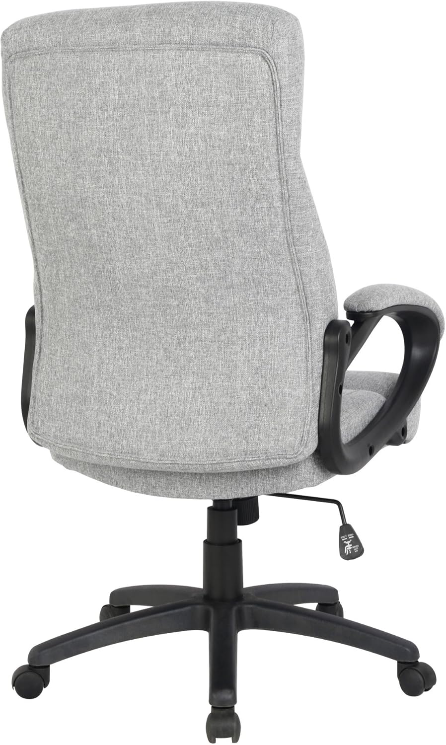SixBros. Chefsessel Bürostuhl Grau - HLC-0311-1/2167 Grau Stoff, Grau Stoff