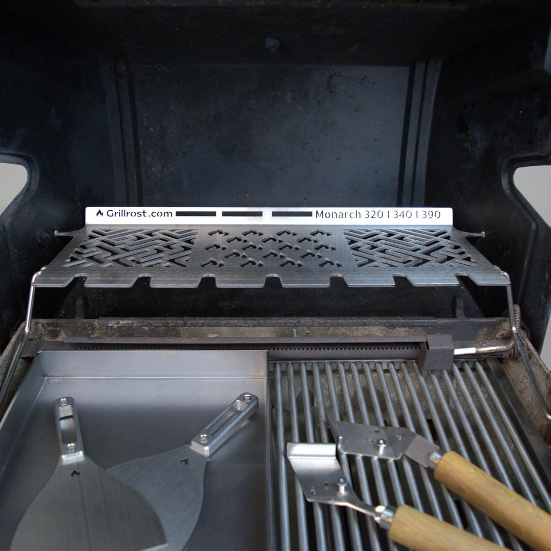 Edelstahl Multistation Broil King - Monarch 320/340/390 - Warmhalterost Monarch 320 340 390, Monarch