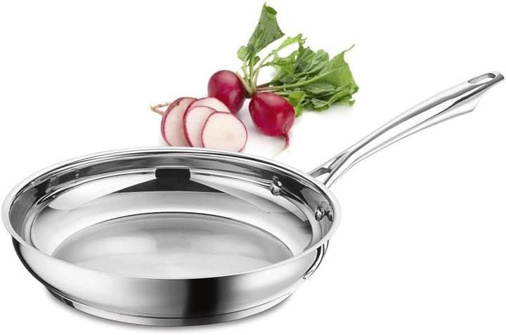 Cuisinart Professionelle Edelstahl-Pfanne, 20,3 cm Edelstahl 8-Inch, Edelstahl 8-Inch