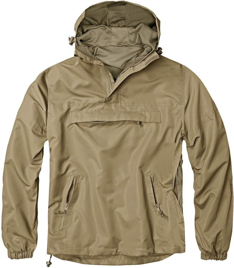 bw-online-shop Summer Windbreaker Schlupfjacke Regenjacke - Grösse S - 7XL M Camel, M Camel